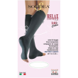 solidea relax unisex gambaletto punta aperta 140 den 18-21 mmhg colore natur taglia xl