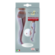 anti-trombo calze a compressione graduata colore bianco taglia l