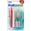plakkontrol extra large 1,5mm scovolino interdentale, 6 pezzi, rimozione placca per impianti e appar