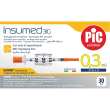 siringa per insulina pic insumed 0,3 ml 100 ui spazio zero ago 31 gaug