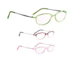 occhiale premontato lunette soft verde fluo 1,50diottrie