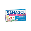 sanagol gola tuss junior 24 caramelle gusto fragola - interatore per le vie respiratorie