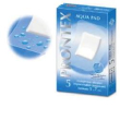 safety prontex aqua pad medicazione sterile in tnt resistente all'acqua 5x7 cm 5 pezzi