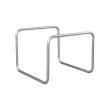 alzacoperte smontabile in alluminio anodizzato l50x p52 x h40 cm - moretti