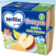 mellin frutta pura mela banana 4 x 100 grammi