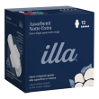 illacare - assorbente notte extra confezione 12 pezzi