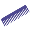 beautytime hair pettine rado colore viola