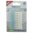 plakkontrol brush & clean dual action, 40 scovolini monouso