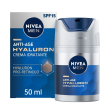 nivea men anti-age hyaluron crema viso idratante fp15 50 ml, crema viso uomo antirughe pelli mature