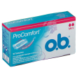 o.b. procomfort mini assorbenti interni per flusso leggero, 16 pezzi, protezione 3d, comfort