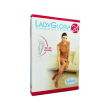 ladygloria 24 collant autoreggenti 240 den taglia 2 colore nero 1 pezzo
