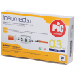 pic solution siringa per insulina 0,3 ml 30 g x 8 mm pz siringhe