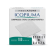 icopiuma compresse sterili di garza idrofila 10x10 cm 100 pezzi