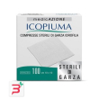 icopiuma garza compressa idrofila 10x10cm 100 pezzi