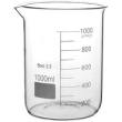 beker graduato in vetro pyrex da 1000 ml