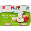 hipp omogeneizzato bio  mela yogurt 125 gr 2 pezzi