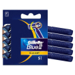 gillette gillette blu ii slalom 5 pezzi