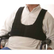cintura pettorale per carrozzella modello completo di bretellaggio verticale in cotone 100%. cintura