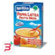 mellin pappa latte frutta 250 g nuovo formato