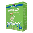 ortopad cerotto oculare per ortottica simpaty junior 5x6,7 20 pezzi