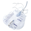 rusch sacca di drenaggio letto per incontinenza 2000ml pvc - valvola di non ritorno, scarico sterile