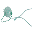 maschera per ossigenoterapia con tubo