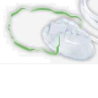 pb pharma maschera ossigenoterapia con tubo antischiacciamento