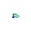 tecniwork talloniera in gel con foro misura small 1 pezzo