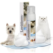 icf | leniderm spuma | schiuma detergente per cani e gatti con latte d'avena | shampoo delicato per