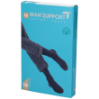 man support cotton 18-20mmhg gambaletto colore blu taglia 1
