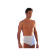 slip contenitivo chiuso bianco senza pelotte taglia 6 (xxl) scudotex - luropas