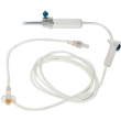 deflussore euroset 34 con ago ipodermico da 21g 1 pz set di infusione
