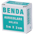 benda auricolare orlata 500cm x 2cm 1 pz bendaggio/i