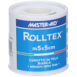 master aid cerotto in rocchetto rolltex tela 5x5 1 pz