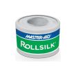 master aid cerotto su rocchetto in seta artificiale bianca rollsilk 5 mt x 1,25 cm