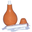 doccia vaginale irrigatore in gomma con cannule vaginali e anali 670ml