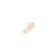 dr. gibaud linea contenzione - polsino in cotone cod.0702 - taglia 2 (circonf. polso 16-17 cm)