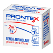 prontex benda auricolare di garza in puro cotone 2 cm x 5 m, 1 pezzo