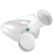 safety urinale in plastica per uomo con tappo (1 pz)