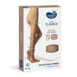 sauber pharma - linea classica - collant taglie comode maglia microrete 70 den (13-17 mmhg) - taglia