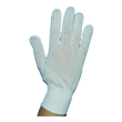 guanti cot.bianco m.6,5 f/care