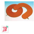 cuscino antidecubito pneumatico in gomma rossa. larghezza della ciambella 45cm