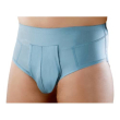 orione slip per ernia inguinale in cotone colore azzurro taglia 4