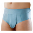 orione slip per ernia inguinale in cotone colore azzurro taglia 6