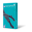 gloria med man support cotton 15 - gambaletto preventivo da uomo in cotone (15-18 mmhg) taglia 4 ant