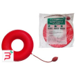 ciambella gonfiabile per invalidi in gomma rossa team deluxe con pompa 43cm diametro