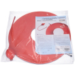 ciambella gonfiabile per invalidi in gomma rossa team deluxe con pompa