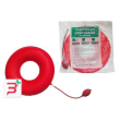 ciambella gonfiabile per invalidi in gomma rossa team deluxe con pompa 40cm diametro