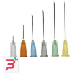 ago sterile pic in blister singolo cono luer lock gauge21 0,60x25mm codice colore blu chiaro 100 pez