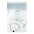 kit completo ossigenoterapia monouso - umidificatore e cannula nasale con tubo antischiacciamento